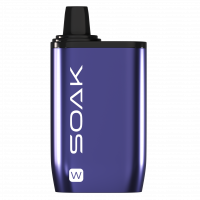 (М) Одноразовая электронная сигарета SOAK W (10000) - мятная ежевика